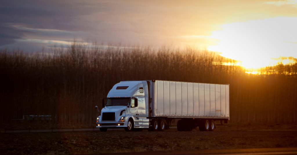 semi trailer parking