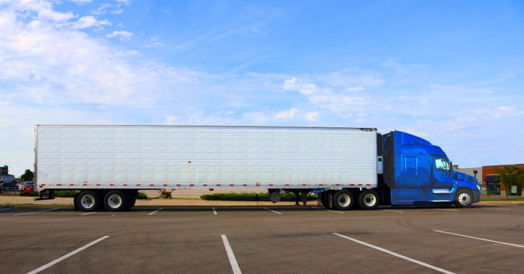 semi trailer parking